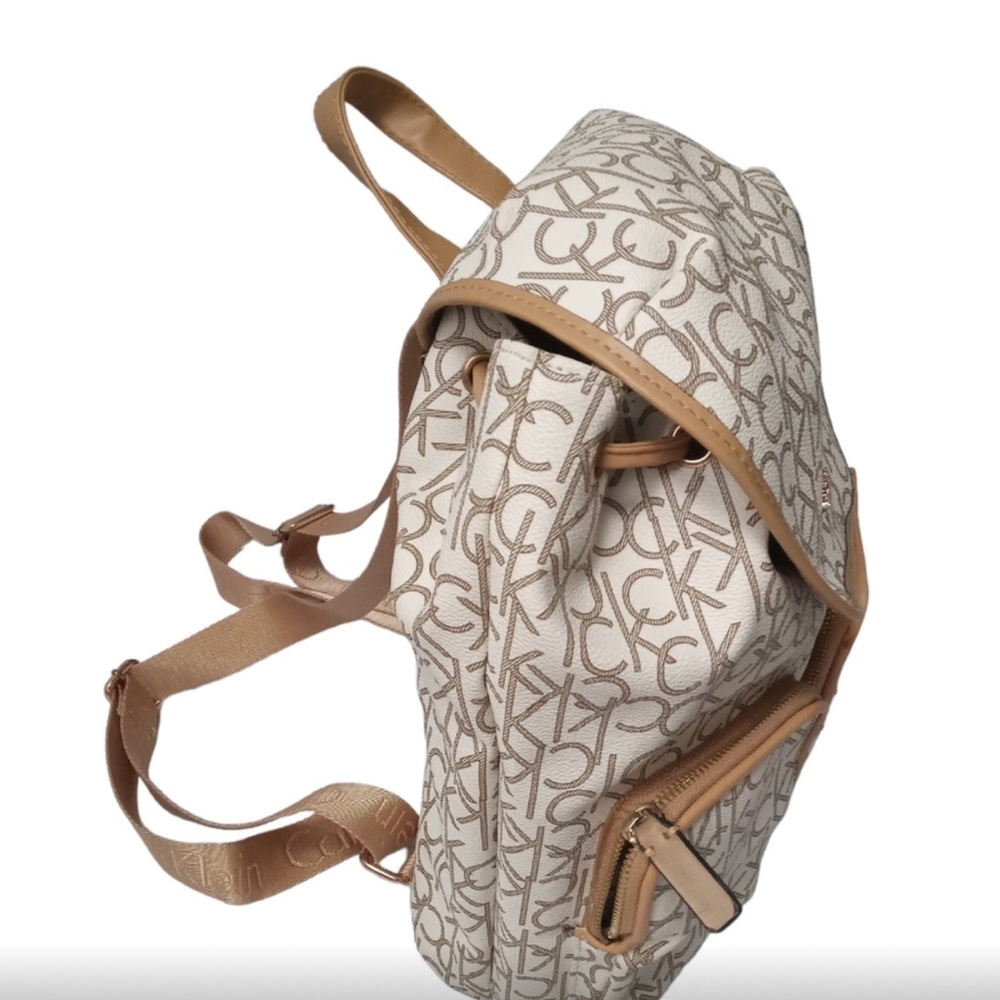 Calvin Klein Hudson Monogram Backpack. Euc - image 2